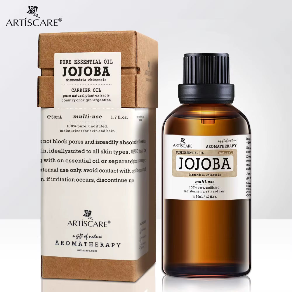 Natural Jojoba Oil Rose Hip Oil Sweet Almond Base Oil for Moisturizing Wrinkles Skin Care Massage Essential Oil
