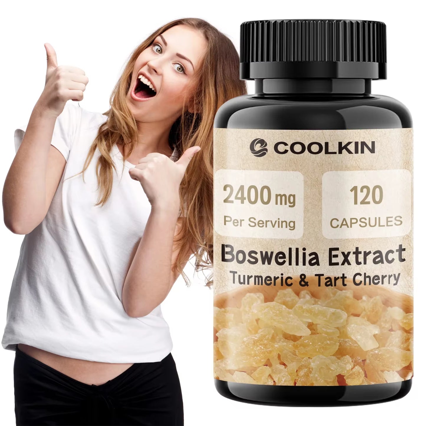 Boswellia Extract - Supports Joint Health, Relieves Joint Pain, Improve Joint Mobility and Comfort - 120 Capsules