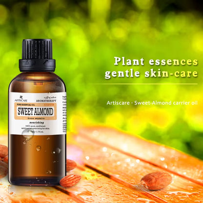 Natural Jojoba Oil Rose Hip Oil Sweet Almond Base Oil for Moisturizing Wrinkles Skin Care Massage Essential Oil