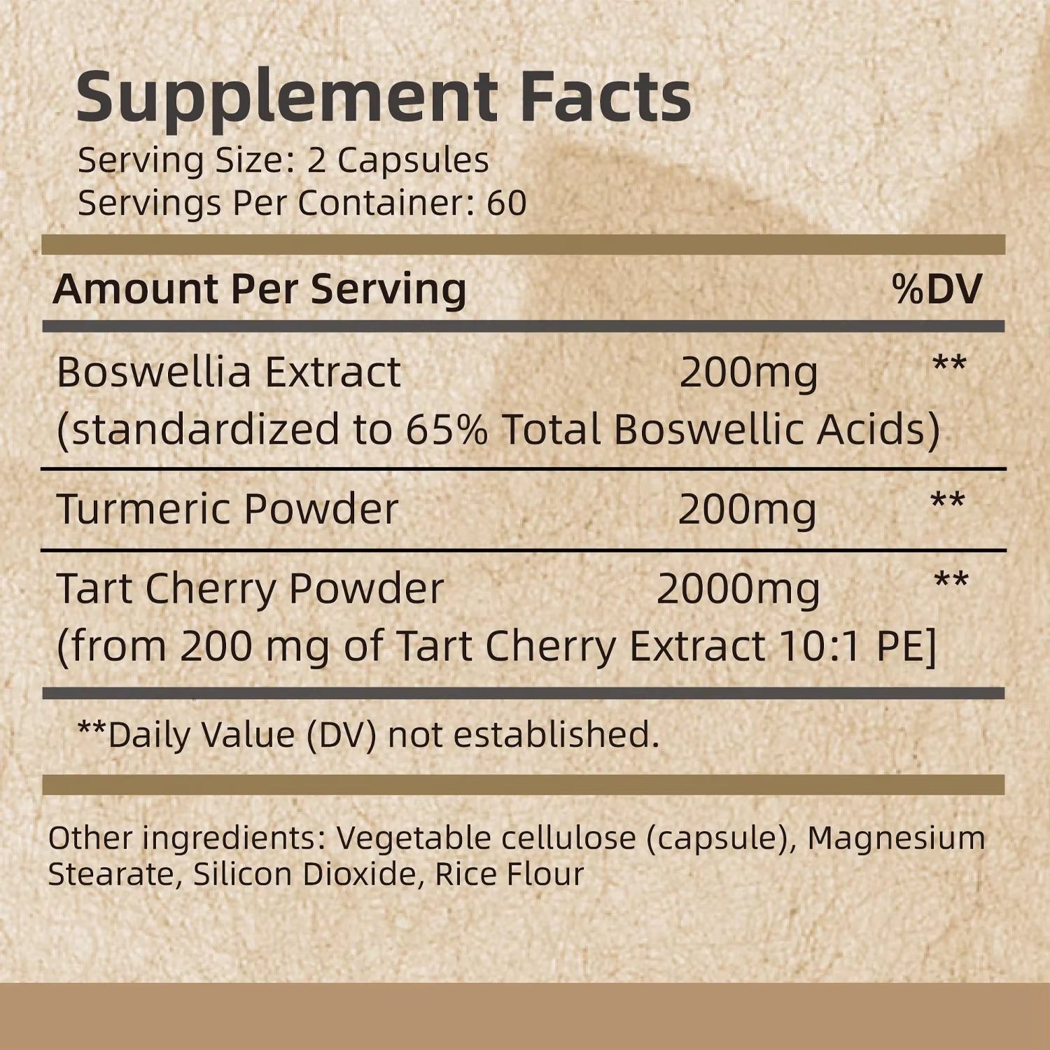 Boswellia Extract - Supports Joint Health, Relieves Joint Pain, Improve Joint Mobility and Comfort - 120 Capsules